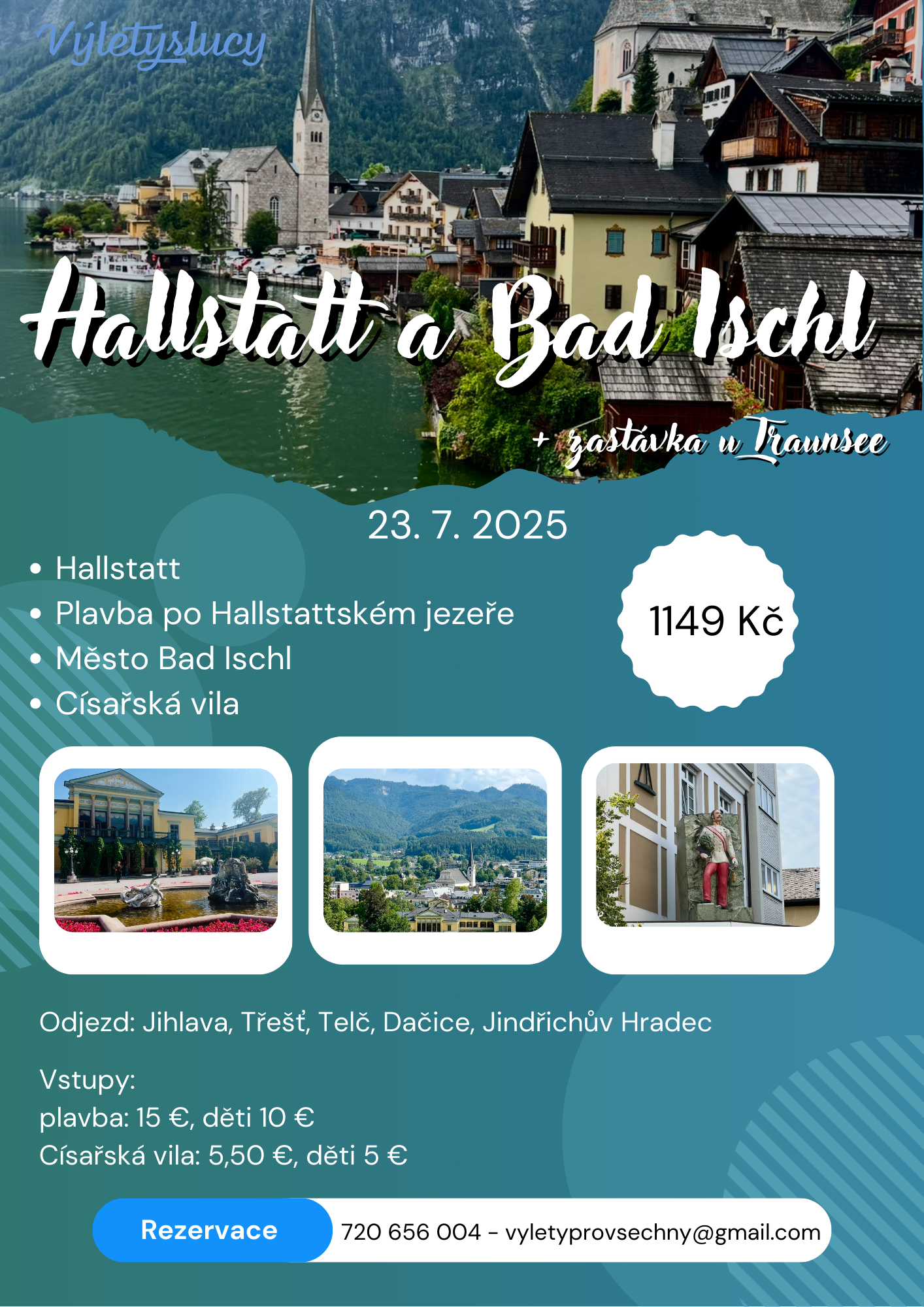 Hallstatt a Bad Ischl