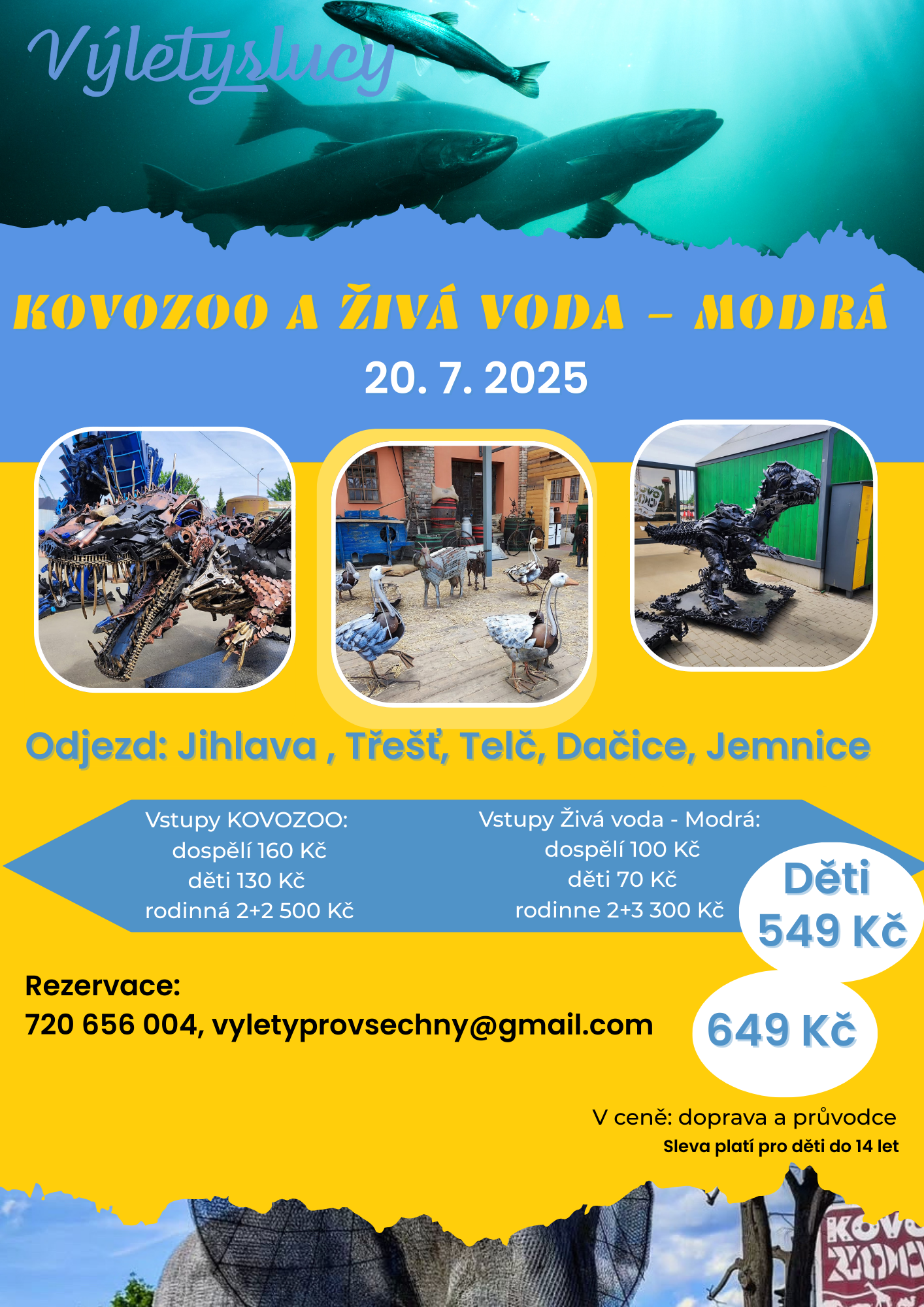 KOVOZOO A ŽIVÁ VODA – MODRÁ