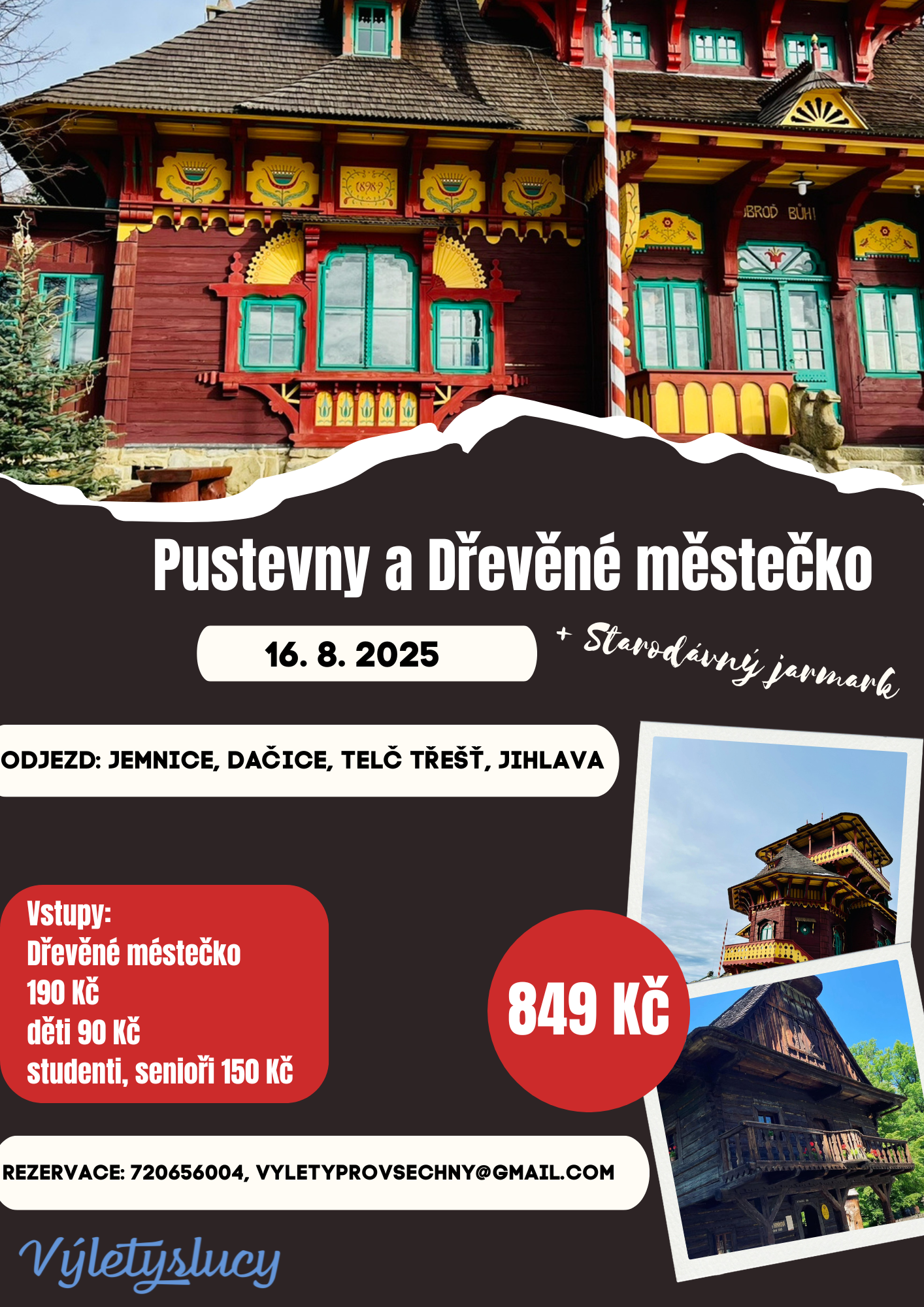 Pustevny a Dřevěné městečko