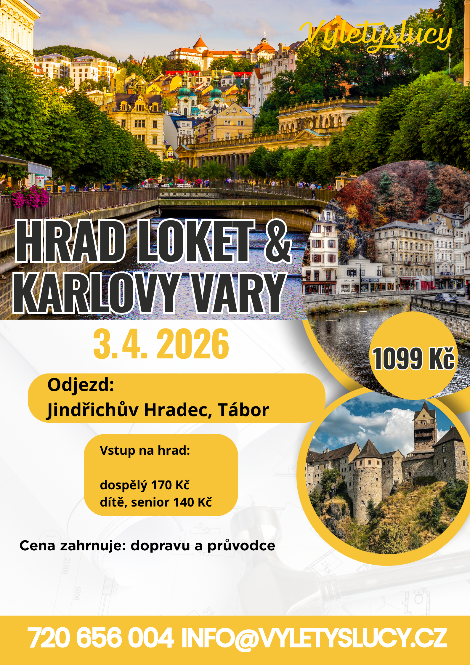 Hrad Loket a Karlovy Vary
