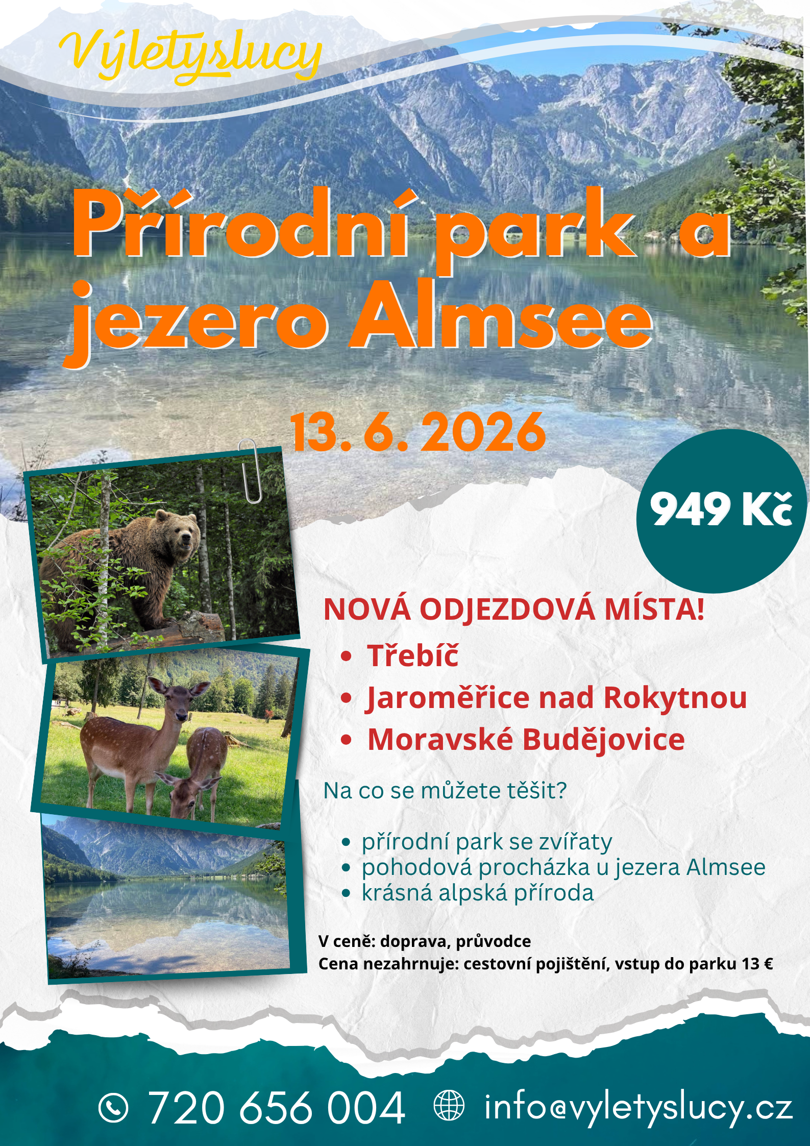 Přírodní park Grünau a jezero Almsee