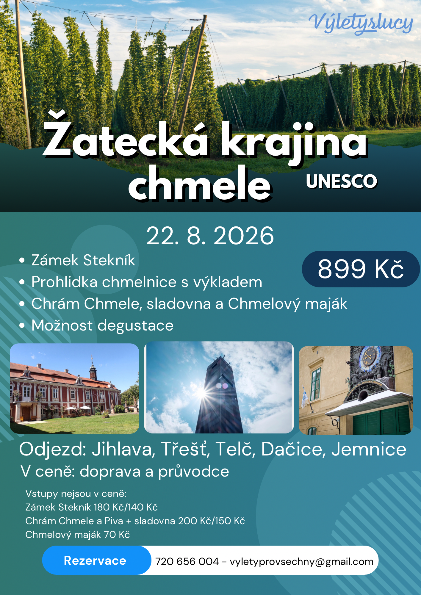 Žatecká krajina chmele