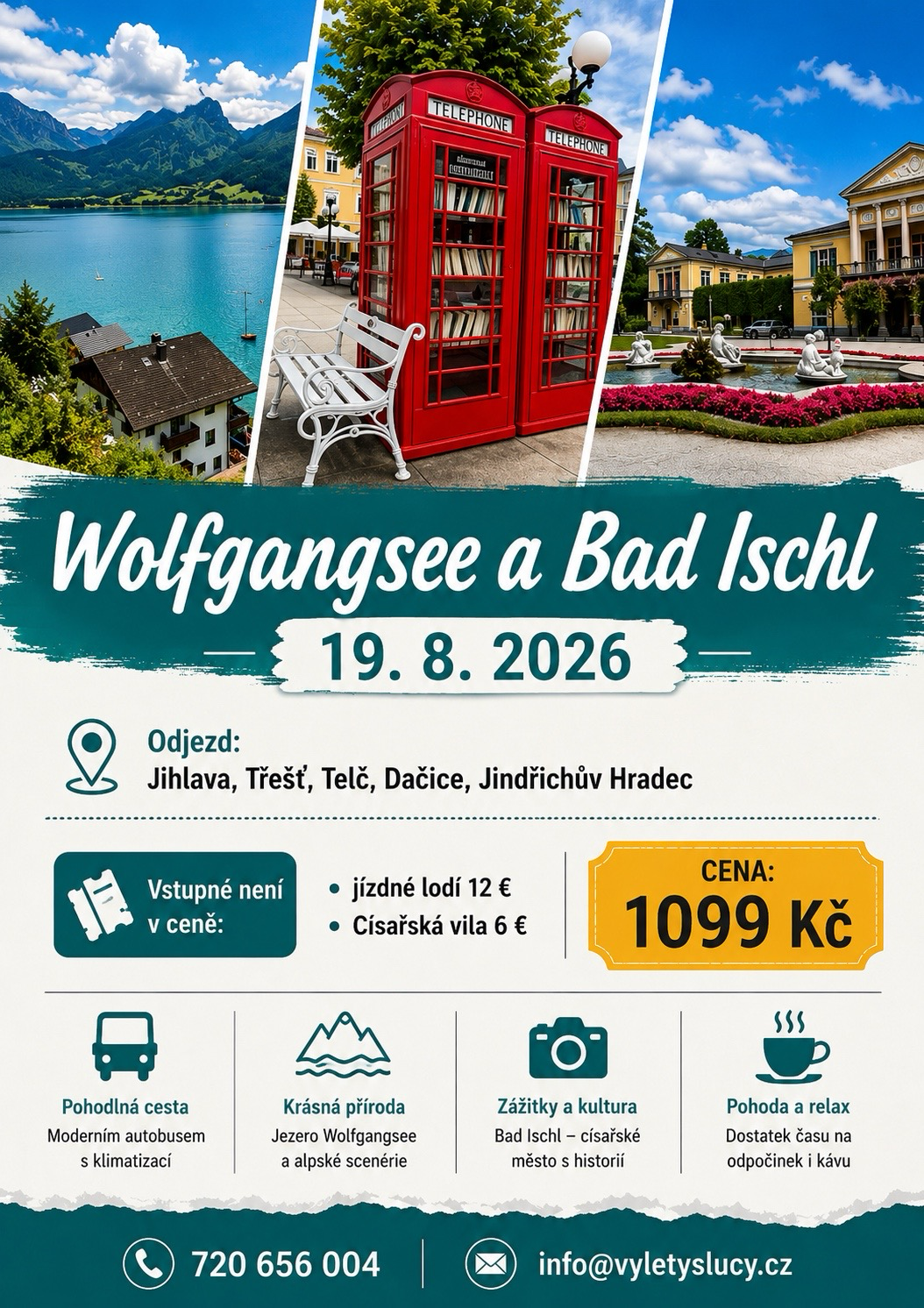 Wolfgangsee a Bad Ischl