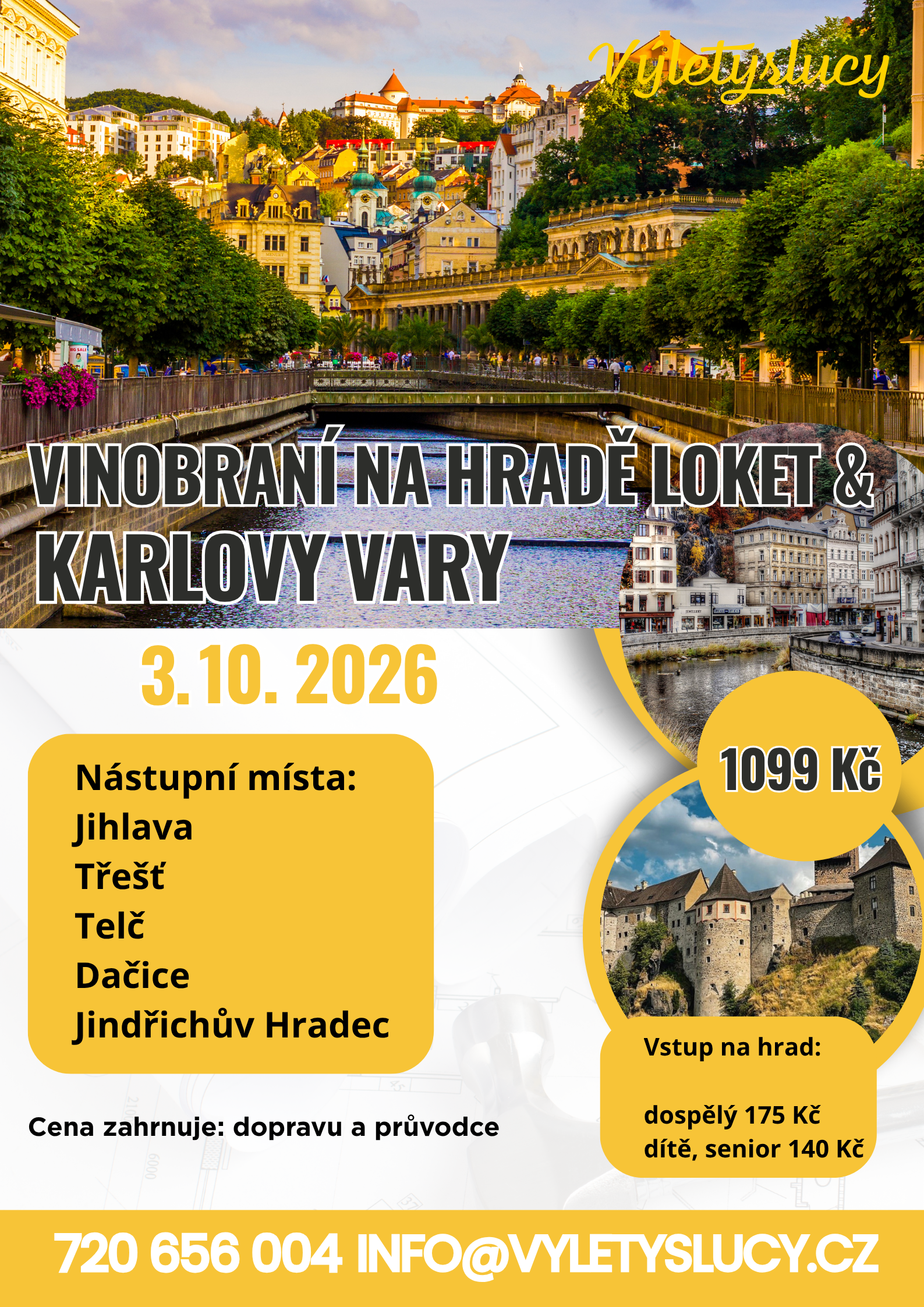 Vinobraní na hradě Loket a Karlovy Vary