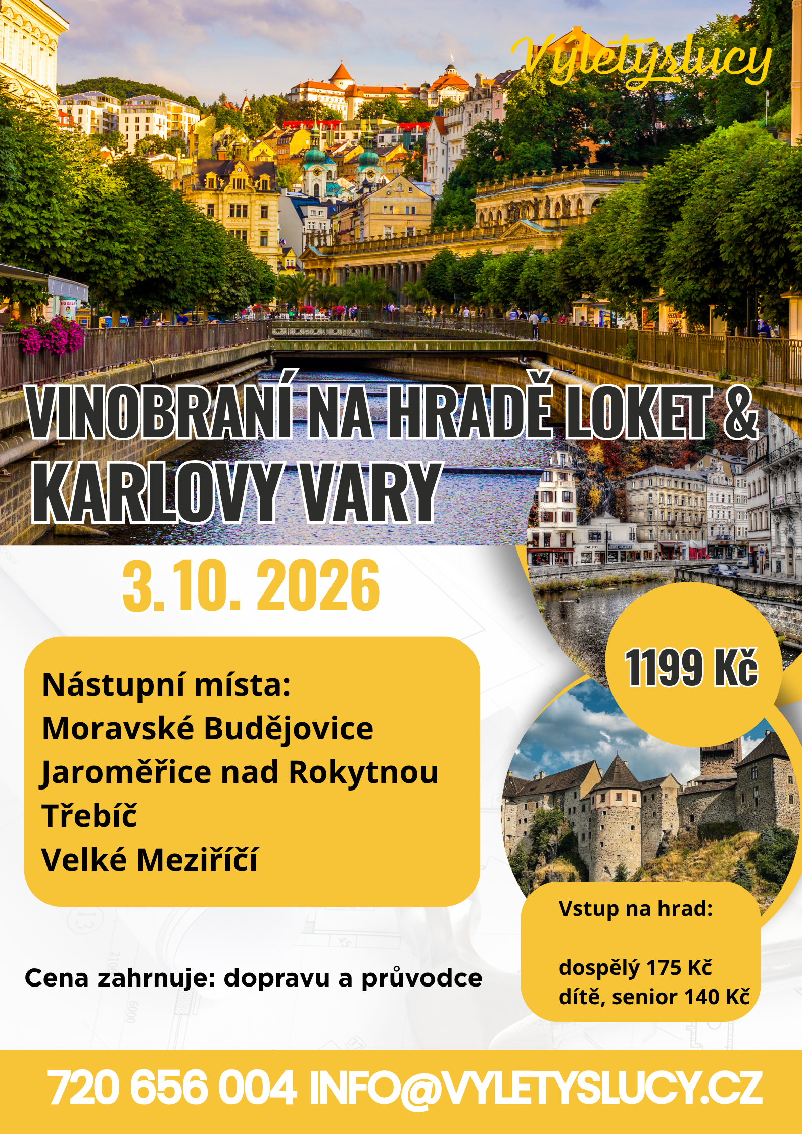 Vinobraní na hradě Loket a Karlovy Vary